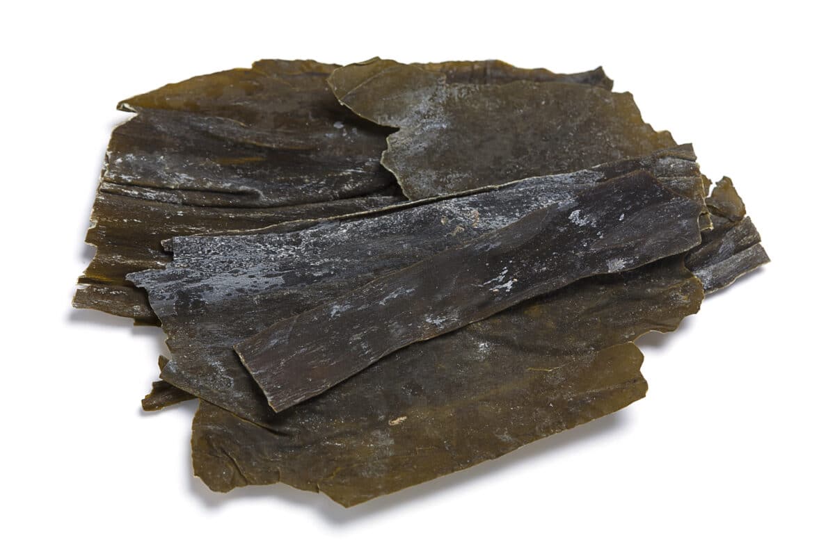 dried kombu seaweed
