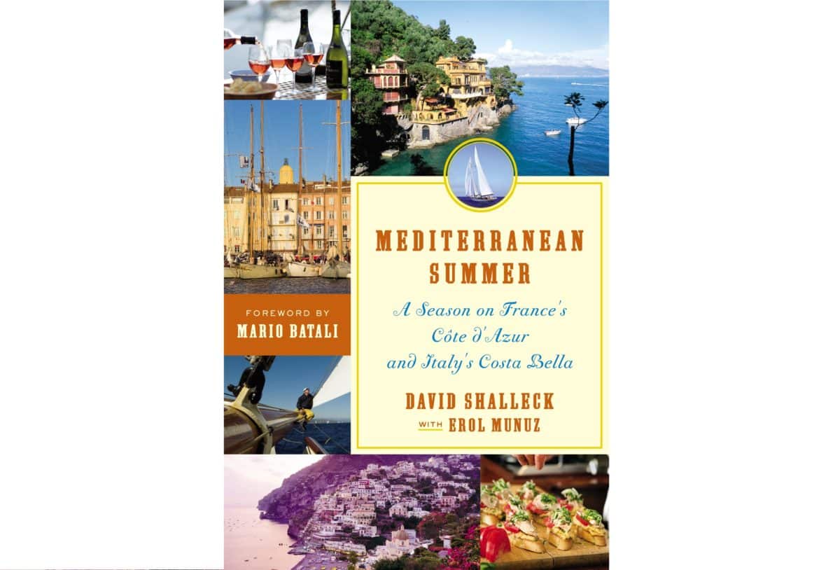 Cover art for the book "Mediterranean Summer" by David Shalleck.