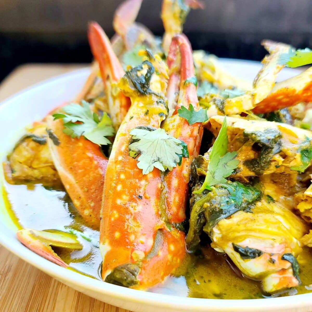 crab in curry