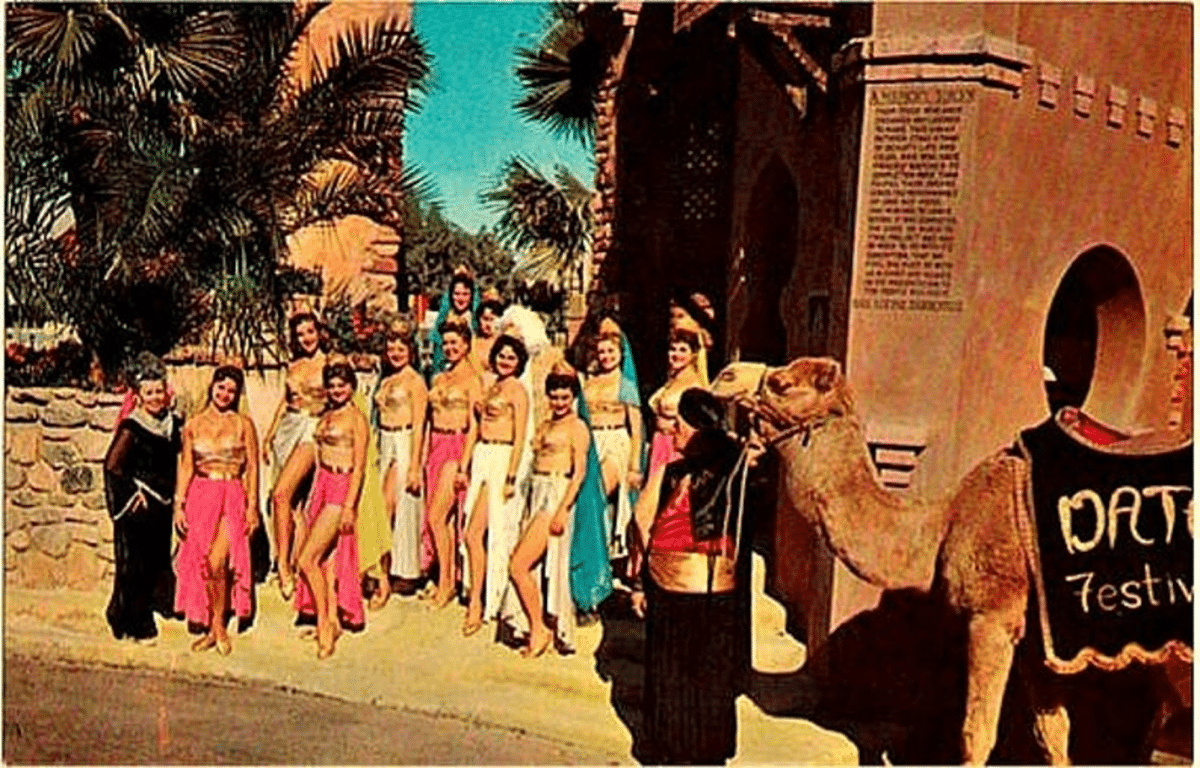 Coachell date festival harem girls